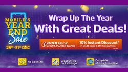 Flipkart Mobile's Year End Sale 29th To 31st December: Discount Offers Best On Smartphones Flipkart Mobile's Year End Sale 29th To 31st December: Discount Offers Best On Smartphones
