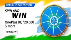 Amazon Republic Day Edition Spin And Win Contest: Win OnePlus 8T And More Amazon Republic Day Edition Spin And Win Contest: Win OnePlus 8T And More
