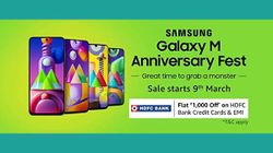 Amazon Samsung Galaxy M Anniversary Sale 2021: Offers On Samsung Smartphones Amazon Samsung Galaxy M Anniversary Sale 2021: Offers On Samsung Smartphones