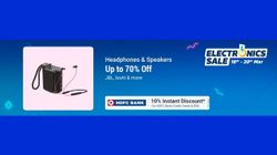 Flipkart Electronics Sale Up To 70% Off On Headphones And Speakers Flipkart Electronics Sale Up To 70% Off On Headphones And Speakers