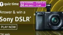 Amazon Quiz Contest Answers For April 22, 2021: Win Sony DSLR