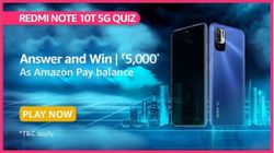 Amazon Redmi Note 10T 5G Quiz Answers: Win Rs. 5,000 Prize