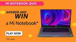Amazon Mi Notebook Quiz: Answer & Win Mi Notebook Horizon Edition 14