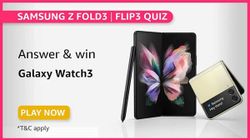 Amazon Samsung Galaxy Z Fold3, Z Flip3 Quiz Answers: Win Galaxy Watch3