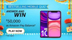 Amazon Bestselling Mobile Quiz Answers: Win Rs. 50,000 Amazon Pay Balance