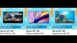 Amazon Great India Festival Sale 2021: Discount Offers On 4K TVs, Premium TVs, Large Screen Smart TVs And More