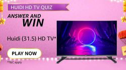Amazon Huidi HD TV Quiz Answers: Win Huidi HD Ready LED TV For Free