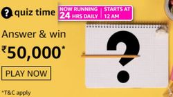 Amazon Quiz Answers For September 2, 2021: Win Rs. 50,000