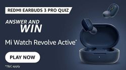 Amazon Redmi Earbuds 3 Pro Quiz Answers: Win Mi Watch Revolve Active