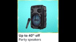 Amazon Great Indian Festival Sale 2021: Discount Offers On Portable Outdoor Party Speakers