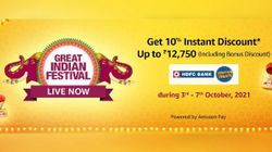 Amazon Great Indian Festival Sale 2021: HDFC Bank Offers Detailed