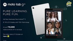 Motorola Moto Tab G20 Now Available at Rs. 8,999, Should You Buy?