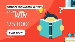 Win Rs. 25,000 From Amazon Through General Knowledge Quiz