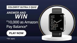 Win Rs. 10,000 From Amazon ColorFit Ultra 2 Quiz