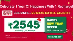 Jio Happy New Year Offer: Get Additional Validity With Rs. 2,545 Plan