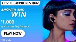 Amazon GoVo Headphones Quiz Answers: Win Rs. 1,000