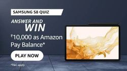 Amazon Samsung Tab S8 Quiz Answers: Rs. 10,000 Prize