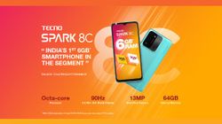 Tecno Spark 8C With AI Dual Cameras, 5,000 mAh Battery Launched In India; Price, Features Tecno Spark 8C With AI Dual Cameras, 5,000 mAh Battery Launched In India; Price, Features