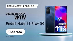 Amazon Redmi Note 11 Pro+ 5G Quiz Answers: Win Redmi Smartphone