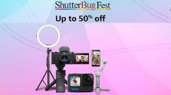Amazon ShutterBug Fest Sale: Discount Offers On DSLR Cameras, Action Cameras, And More Cameras