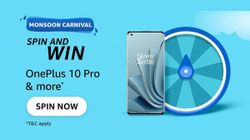 Amazon Monsoon Carnival Spin and Win Quiz Answer: Get Free OnePlus 10 Pro & More