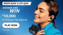 Amazon Redmi Buds 3 Lite Quiz Answers: Win Rs. 10,000 Prize