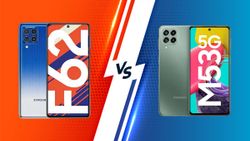 Samsung Galaxy F62 vs Samsung Galaxy M53: Design, Display, Battery Compared