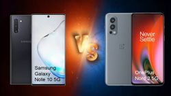 Samsung Galaxy Note 10 5G Vs OnePlus Nord 2 5G: Specs, Display, Features, Compared