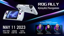 Asus ROG Ally handheld gaming console launch date confirmed for May 11