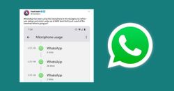 WhatsApp Alleged to be Using Microphone While User Sleeps, Company Clarifies