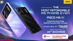 POCO M6 5G Is Going on Sale Today on Flipkart With Exclusive Launch Offers: Check Details POCO M6 5G Is Going on Sale Today on Flipkart With Exclusive Launch Offers: Check Details