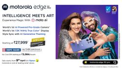 Motorola Edge 50 Pro Launched in India with Snapdragon 7 Gen 3 SoC: Check Price, Specs, Availability, Offers Motorola Edge 50 Pro Launched in India with Snapdragon 7 Gen 3 SoC: Check Price, Specs, Availability, Offers