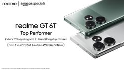 Realme GT 6T Launched in India as First Phone with Snapdragon 7+ Gen 3 SoC: Price, Specs, Offers Realme GT 6T Launched in India as First Phone with Snapdragon 7+ Gen 3 SoC: Price, Specs, Offers