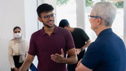 Indian Student Akshat Srivastava Meets Apple CEO Tim Cook After Winning the Swift Student Challenge