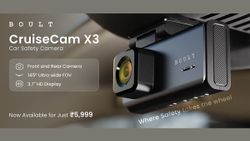 Boult CruiseCam X3 Dashcam Launched at Just Rs 5,999; Offers Dual Cameras and 3.7-inch HD Display
