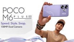 POCO M6 Plus Launching Today in India with Snapdragon 4 Gen 2 AE Chip, 108MP Camera, and 5030mAh Battery POCO M6 Plus Launching Today in India with Snapdragon 4 Gen 2 AE Chip, 108MP Camera, and 5030mAh Battery