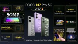 Poco M7 Pro 5G Goes on Sale in India at 12 noon Today via Flipkart: Check Price, Specifications, Offers Poco M7 Pro 5G Goes on Sale in India at 12 noon Today via Flipkart: Check Price, Specifications, Offers
