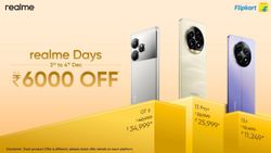 Flipkart realme Days Sale: Massive Discounts on GT6, 13 Pro+ 5G, 12x 5G, and More