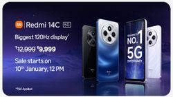 Redmi 14C 5G Budget Smartphone Goes on Sale in India Today via Amazon: Check Price and Specifications Redmi 14C 5G Budget Smartphone Goes on Sale in India Today via Amazon: Check Price and Specifications