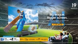 Samsung Launches April-Only Big-Screen TV Offers During IPL 2025 With Free Soundbars, Cashback, and EMI Plans