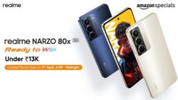 Realme Narzo 80 Pro, Narzo 80x Set to Launch on April 9 in India; Early Bird Sale and Student Offers Announced Realme Narzo 80 Pro, Narzo 80x Set to Launch on April 9 in India; Early Bird Sale and Student Offers Announced