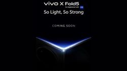 Vivo X Fold 5 Teased Ahead of Launch in India with Snapdragon 8 Gen 3, Carbon Fiber Hinge, Triple 50MP Cameras Vivo X Fold 5 Teased Ahead of Launch in India with Snapdragon 8 Gen 3, Carbon Fiber Hinge, Triple 50MP Cameras