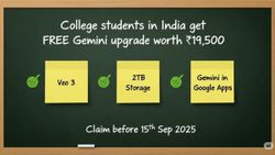 Google Is Offering Free Gemini AI Pro Access to Indian Students — Here’s What’s Included and How to Apply