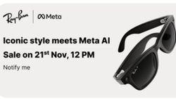 Ray-Ban Meta Smart Glasses to Be Available on Amazon and Flipkart Starting November 21
