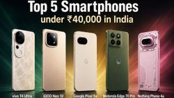From Motorola Edge 70 Pro to iQOO Neo 10: Here Are Gizbot’s Top Five Smartphones Under ₹40,000 in India From Motorola Edge 70 Pro to iQOO Neo 10: Here Are Gizbot’s Top Five Smartphones Under ₹40,000 in India