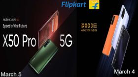 Realme X50 Pro 5G,iQOO 3 5G: ఇండియా మొదటి 5G ఫోన్ల సేల్స్ & ఆఫర్స్...