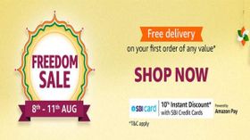 Amazon Freedom Sale 2020: ఎలక్ట్రానిక్స్ ఉత్పతుల కొనుగోలుకు ఇదే సరైన సమయం!! Amazon Freedom Sale 2020: ఎలక్ట్రానిక్స్ ఉత్పతుల కొనుగోలుకు ఇదే సరైన సమయం!!