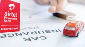 Airtel Payment బ్యాంక్ యూజర్ల కోసం కొత్తగా కారు ఇన్సూరెన్స్ స్కీమ్ Airtel Payment బ్యాంక్ యూజర్ల కోసం కొత్తగా కారు ఇన్సూరెన్స్ స్కీమ్