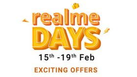 ఫ్లిప్కార్ట్ Realme Days సేల్ లో, Realme ఫోన్లపై భారీ ఆఫర్లు. ఫ్లిప్కార్ట్ Realme Days సేల్ లో, Realme ఫోన్లపై భారీ ఆఫర్లు.