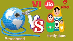 Airtel vs Jio vs Vi: బ్రాడ్బ్యాండ్ కు ప్రత్యాన్మాయంగా అధిక డేటాతో లభించే పోస్ట్పెయిడ్ ఫ్యామిలీ ప్లాన్లు Airtel vs Jio vs Vi: బ్రాడ్బ్యాండ్ కు ప్రత్యాన్మాయంగా అధిక డేటాతో లభించే పోస్ట్పెయిడ్ ఫ్యామిలీ ప్లాన్లు